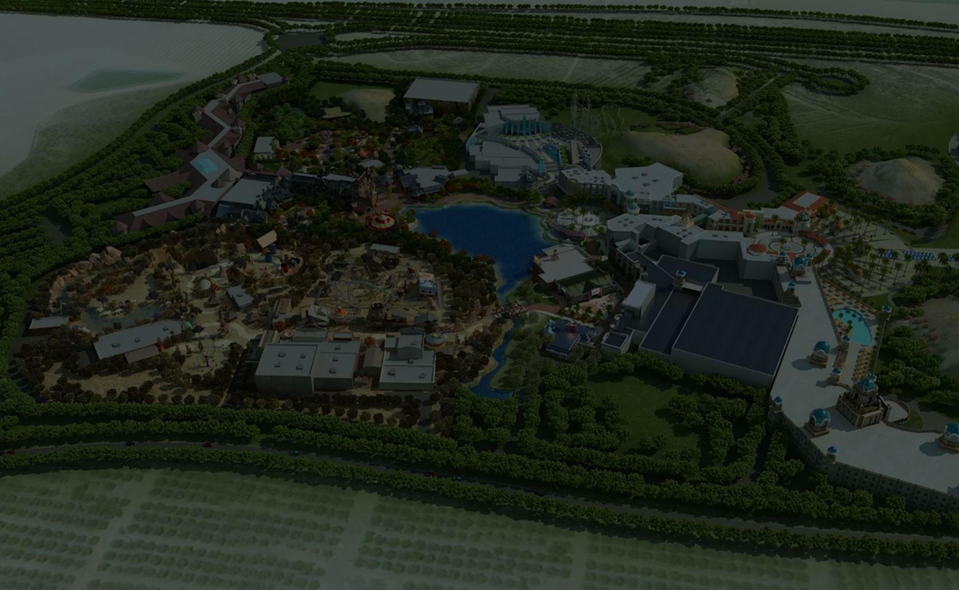 Paramount Spain Aerial Concept Art