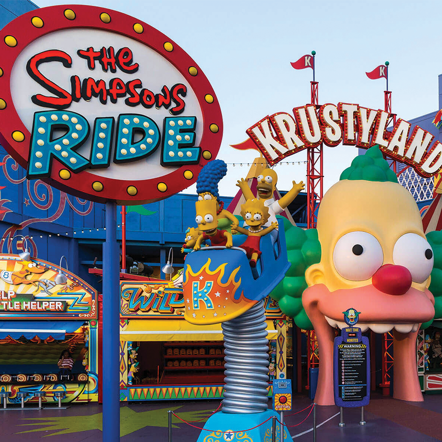 Universal Studios The Simpsons Ride Facade