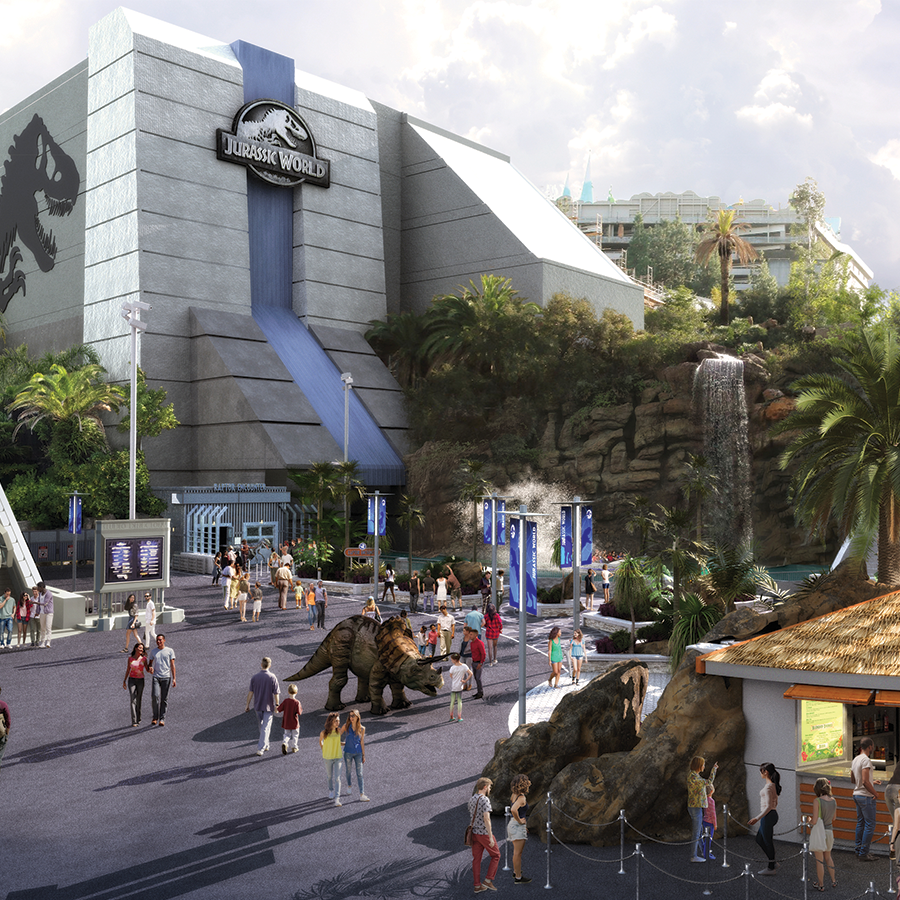 Universal Studios Hollywood Juassic World Concept Art