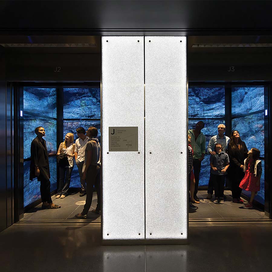 One World Observatory Media Elevator