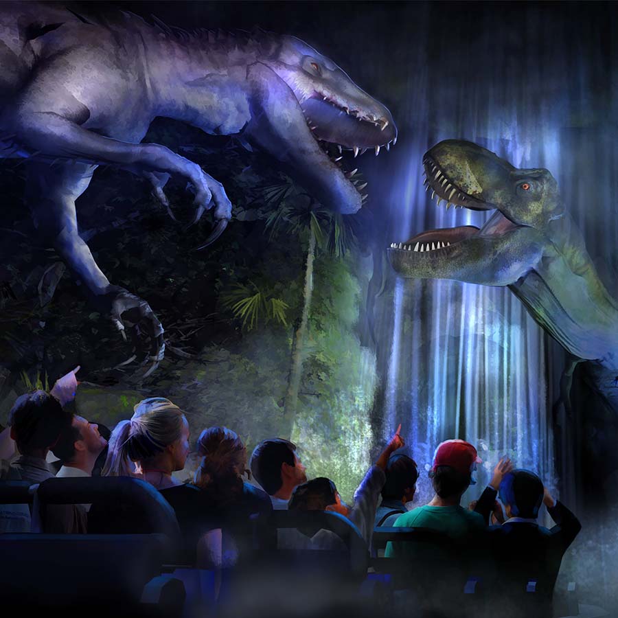 Universal Studios Hollywood Jurassic World Indominus Rex Concept