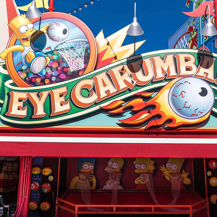 Universal Studios Simpsons Carnival Game