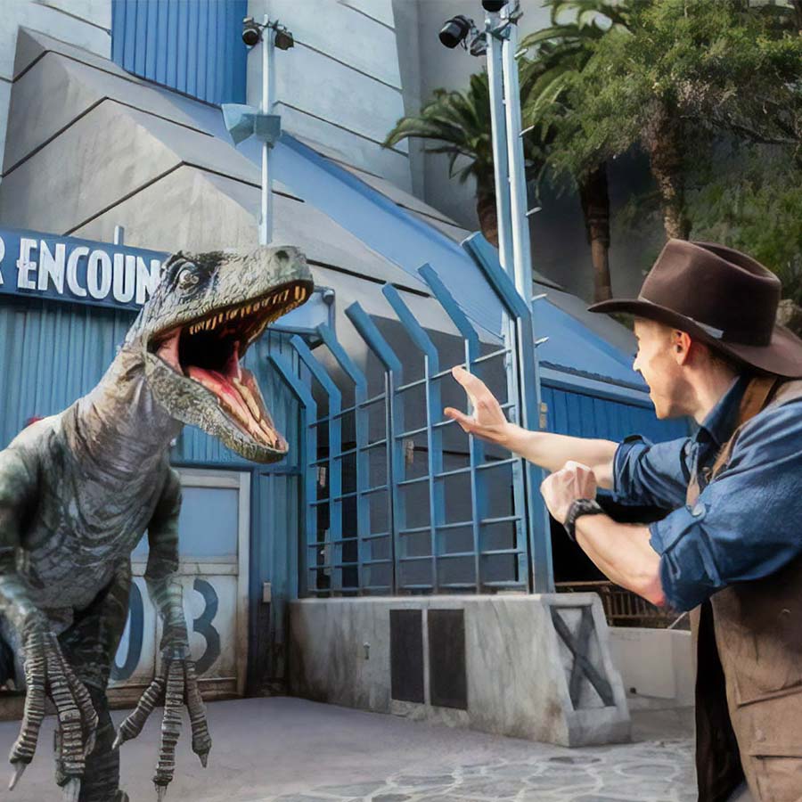 Universal Studios Hollywood Jurassic World Raptor Encounter